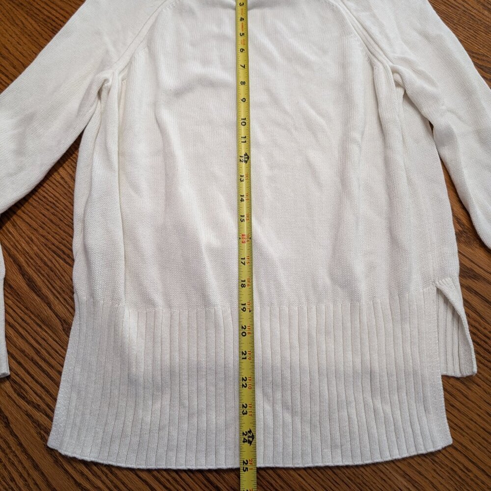 Old Navy, White Sweater, Scoop Neck, Junior Size Small - Picture 4 of 8